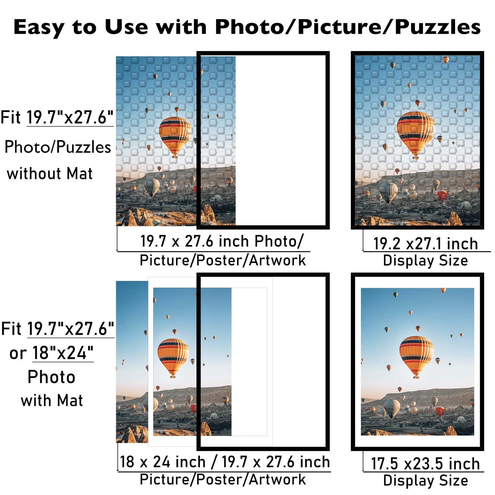 Amazon.com - JCJMY 19.7x27.6 Puzzles Frame for 50x70 cm Puzzle